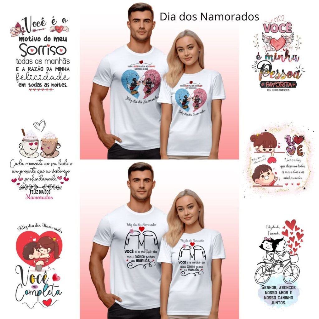 artes camisa dis dos namorados